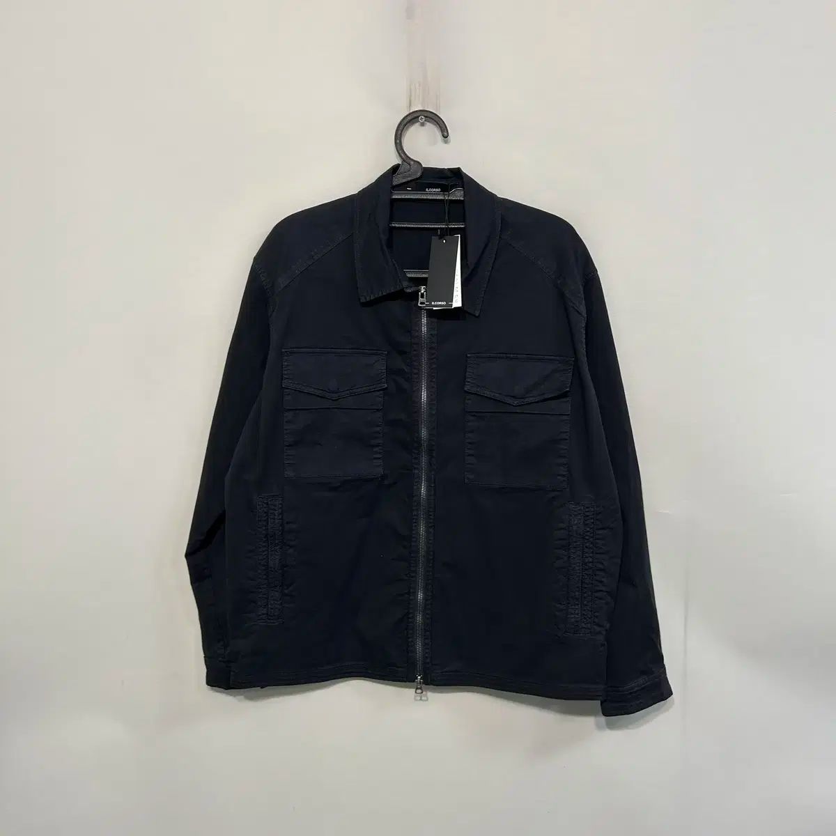 ILCORSO（イルコルソ）ガーメントダイング ジップアップシャツジャケット 新品
