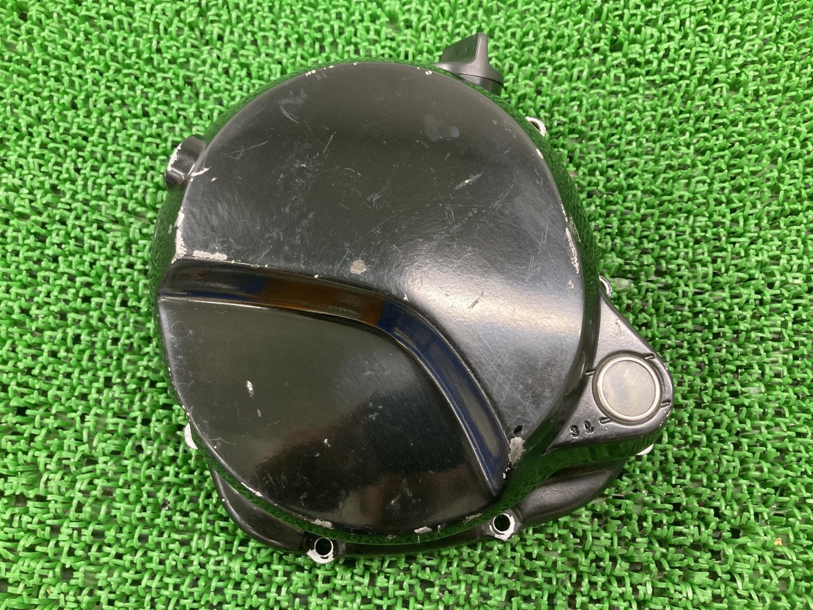 ゼファーカイ エンジンカバー カワサキ 純正 中古 バイク 部品 ZR400C クラッチカバー ゼファー400にも 割れ欠け無し 品薄 希少品