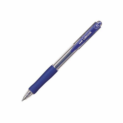 まとめ 三菱鉛筆 油性ボールペン ベリー楽ノック0.7mm 青 SN100-07-33 ×100セット