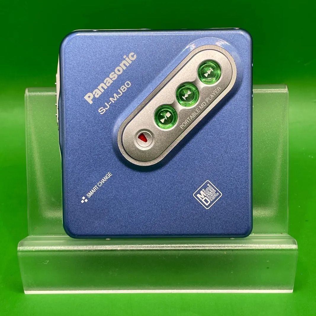 ジャンク品】Panasonic ポータブルMDプレーヤー『SJ-MJ80』付属