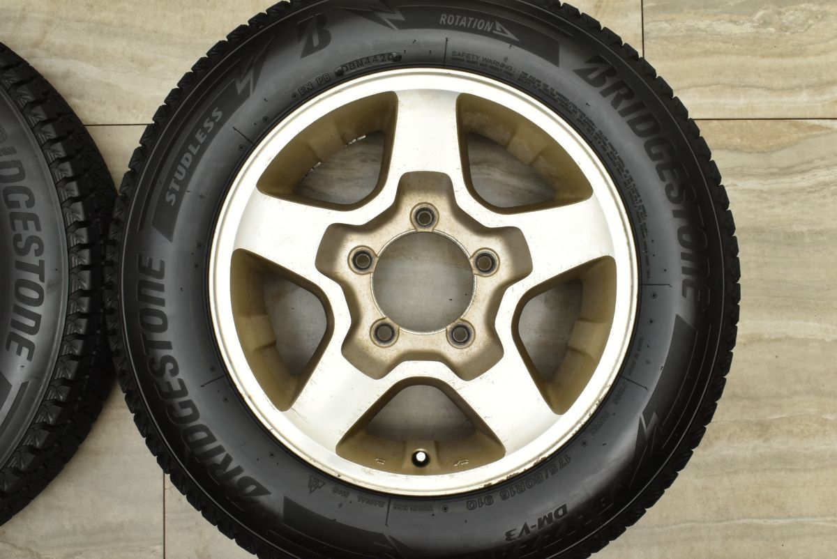 バリ溝　235/60R16 ブリザック DM-Z3 ジムニー JA11 JB23 エスクード バリ溝ジムニーサイズ 16in 5.5JJ +20 PCD139.7 ブリヂストン