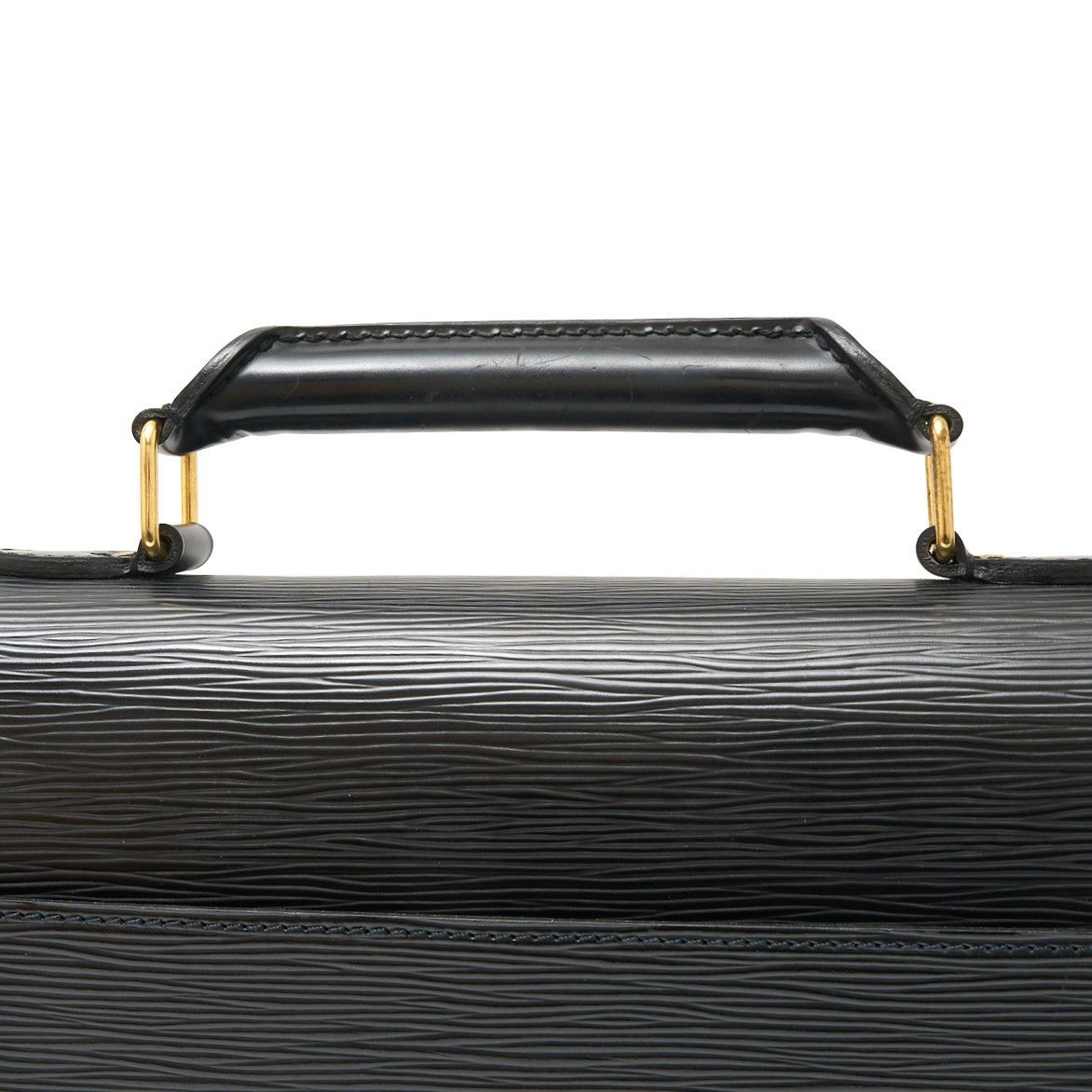 LOUIS VUITTON セルヴィエット エピ ビジネスバッグ ブラック 金具