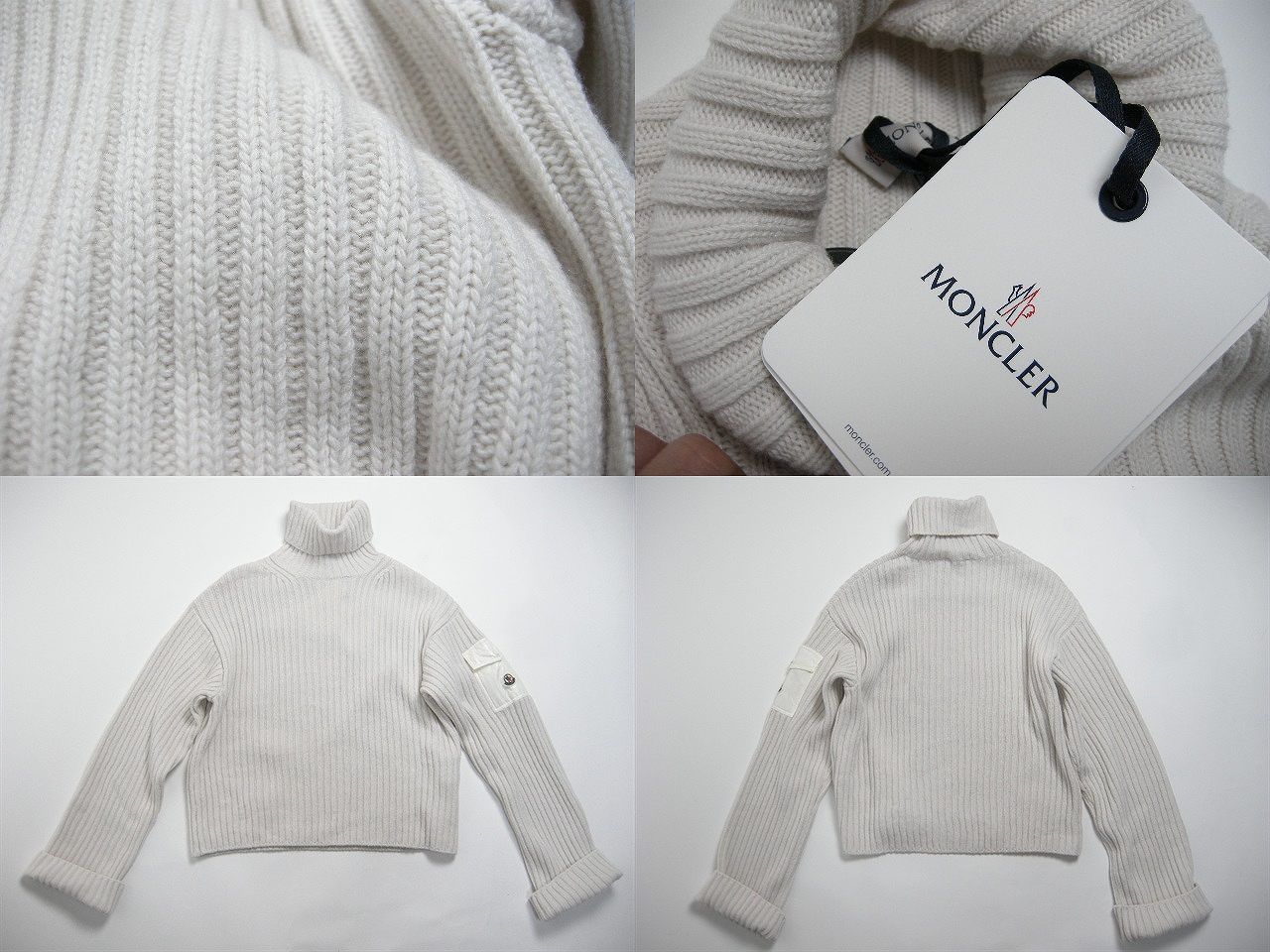 サイズXS-L (ゆったりめ)□新品 本物□モンクレール タートルネック 