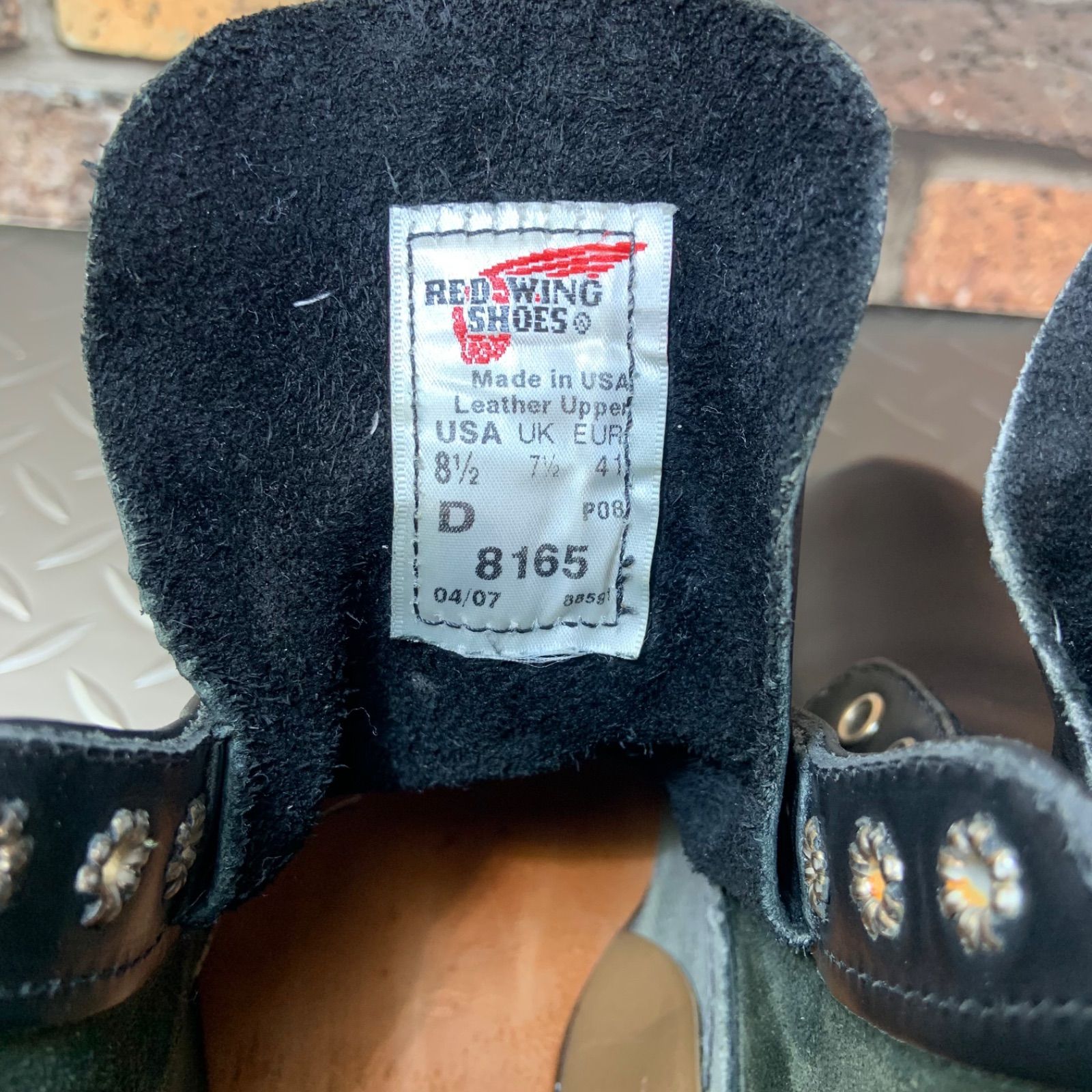 ☆REDWING 8165 2007年製 US8.5D (24I4) レッドウイング
