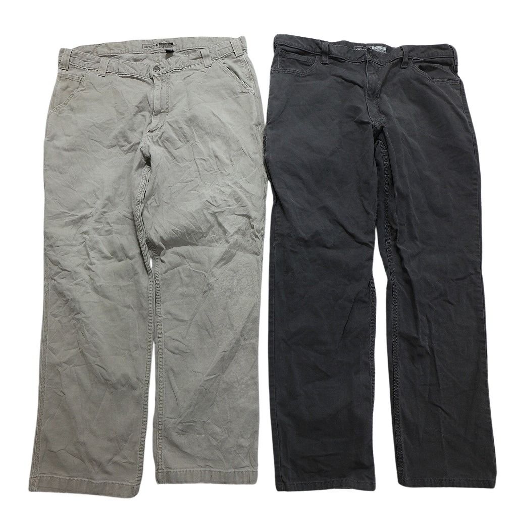古着卸 カーハート Carhartt ダック ペインター パンツ 8枚セット メンズ 40 42 ワークパンツ ツールポケット 古着 NB9773