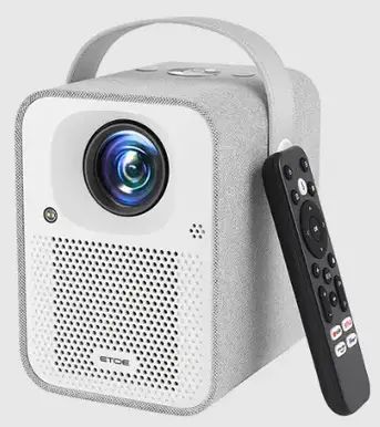 ETOE プロジェクター 小型 Google TV搭載 フルHD 1080p 4K対応 高輝度 500ANSI 5G WiFi Bluetooth 5.1 オートフォーカス|自動台形補正| 5W*2 HiFiスピーカー