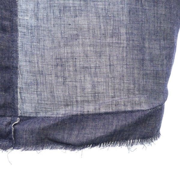 新品 クオルト 半袖 シャツ XL ネイビー quolt TOP-GAUZE SHIRTS プル