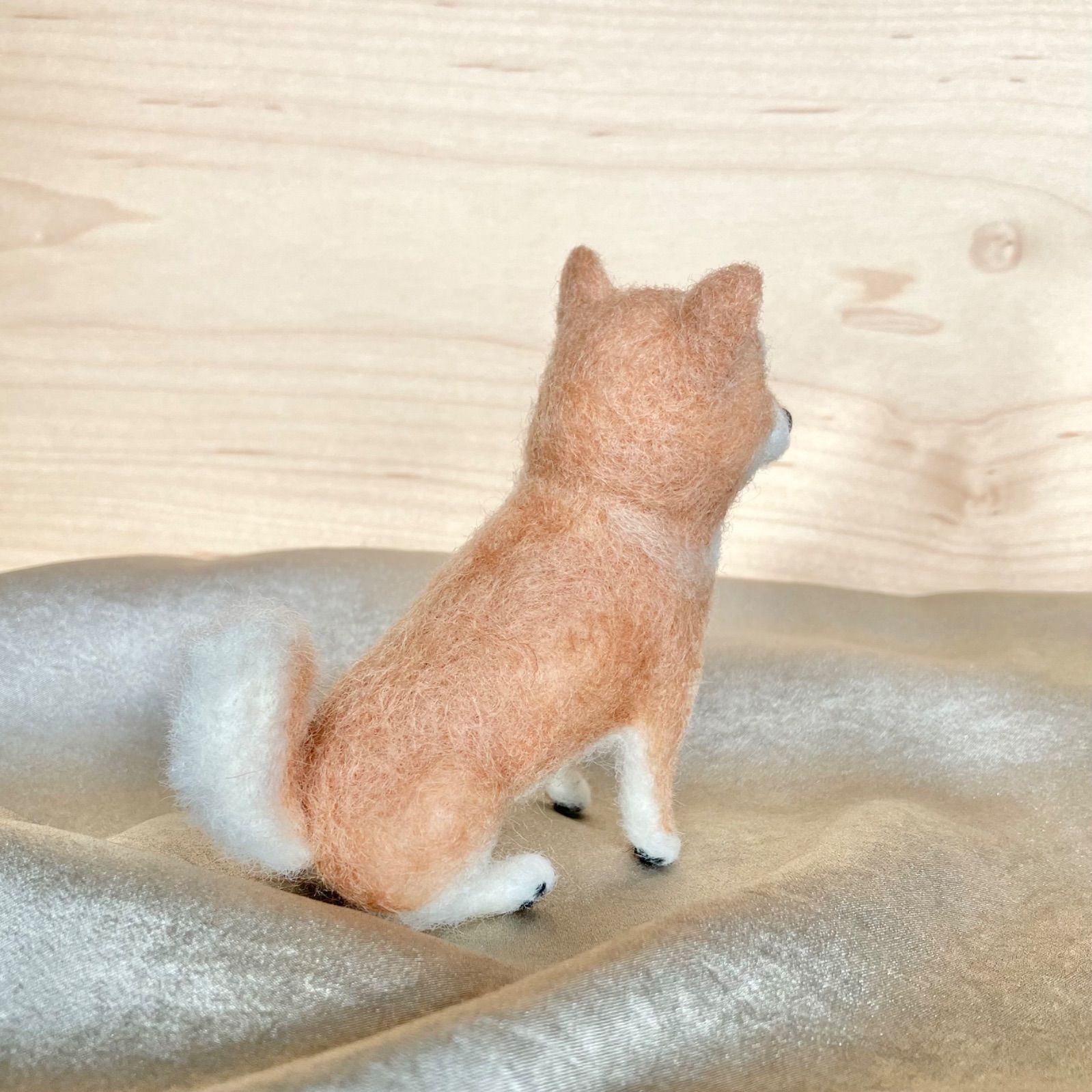 柴犬 おすわり 羊毛フェルト 犬 うちのこ - メルカリ ++nannan++ 羊毛