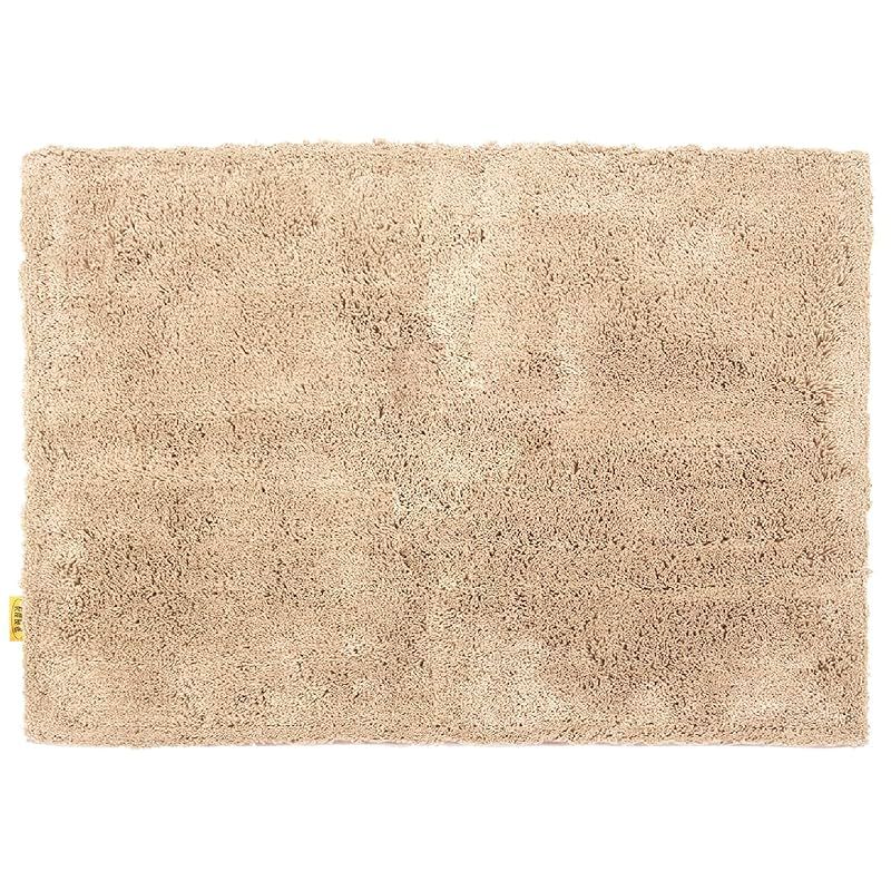 オカ(OKA) 乾度良好Dナチュレ バスマット 約70cm×100cm ベージュ ( 吸水 速乾 かんどりょうこう 洗える 大判 足拭きマット 風呂 ) 1