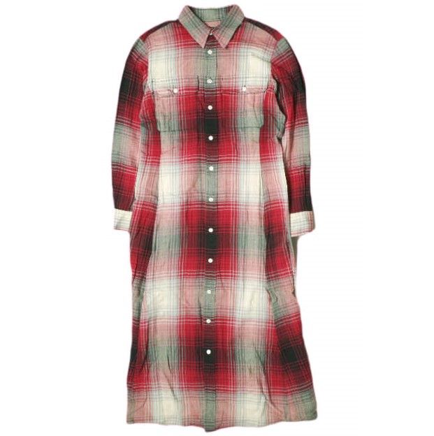 Dior 赤 チェック フリンジ ワンピース ドレス ベルト ラルフローレン