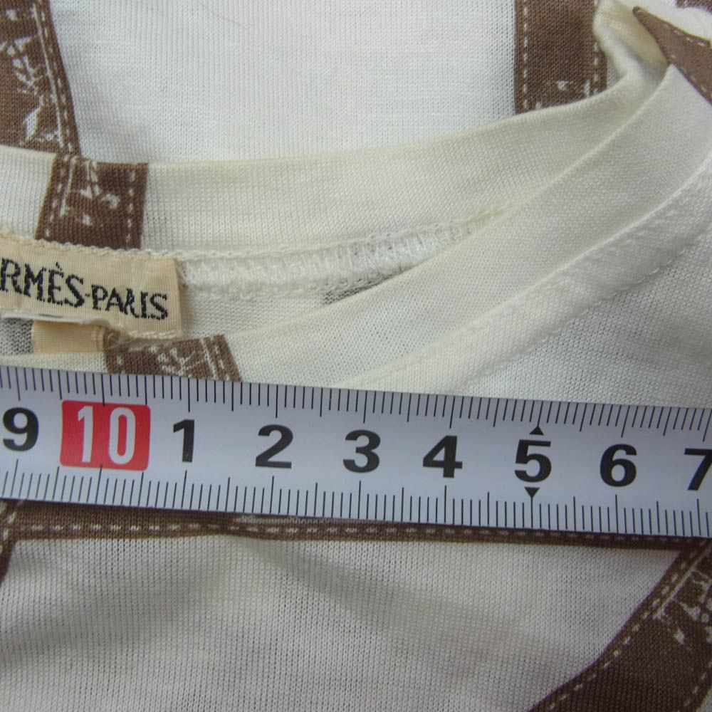 HERMES エルメス マルジェラ期 リボン ボルデュック 半袖 T