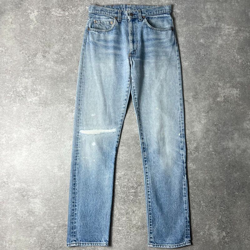 パンツ 80s Levi's 505-0217 W40L32 ヒゲ 80s USA製 Levis 505 0217 デニム パンツ 32 34 / 80年代
