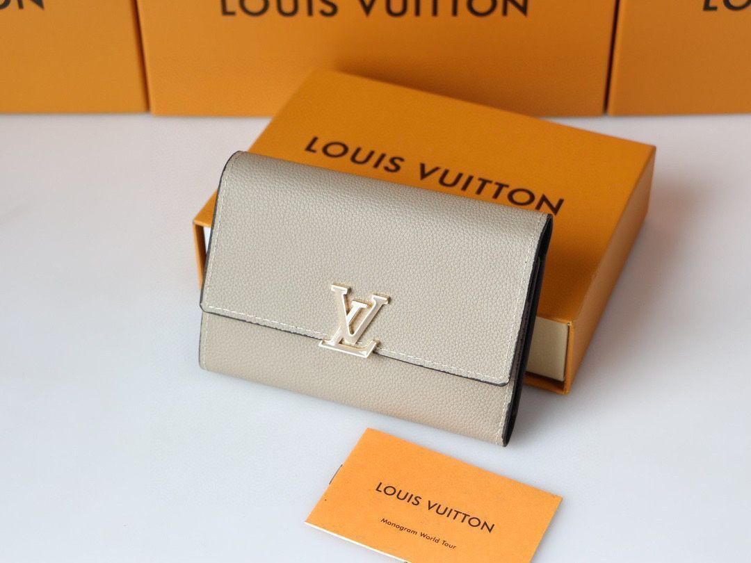 Louis Vuitton財布 革財布 両用バッグ財布 レイシ紋頭層牛革 -MM輸入