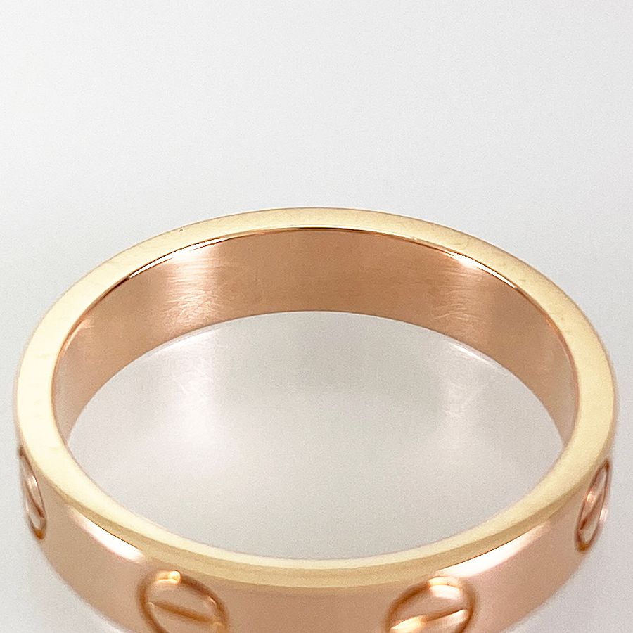 カルティエ　Cartier ミニラブリング　9号 カルティエ Cartier ミニラブ B4049749 K18PG 9号(49) リング