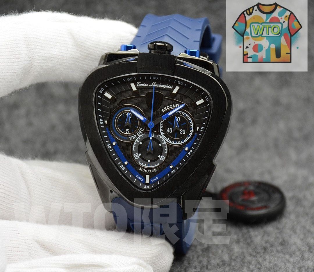 ◆ Lamborghini 腕時計 ◆ 稼働品 ランボルギーニ 限定モデル Tonino Lamborghini ランボルギーニ クロノグラフ 腕時計 限定