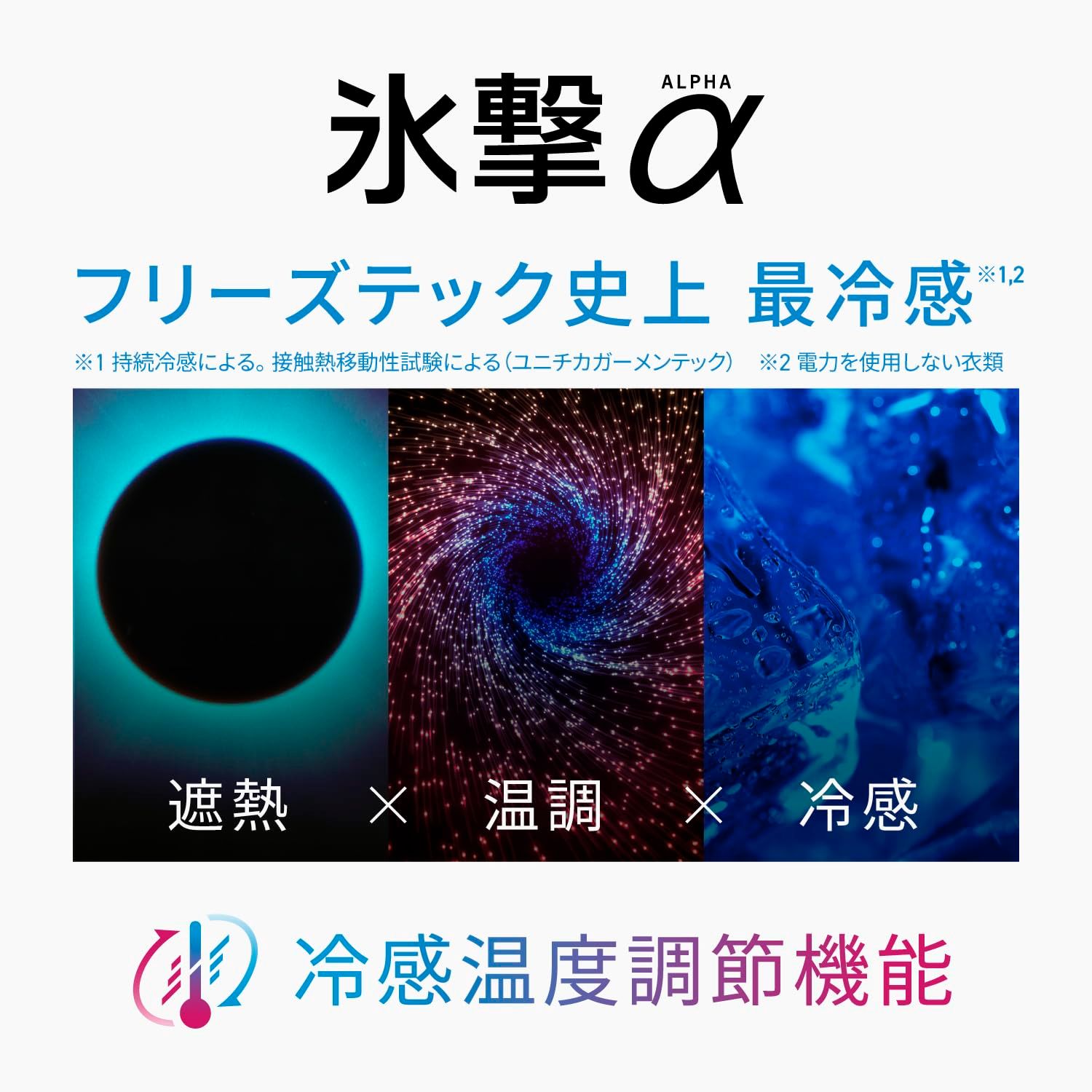 冷感温度調節ウェア