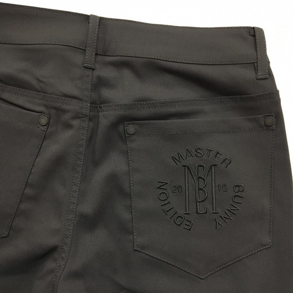 【新品未使用】マスターバニーエディション 中綿パンツ ブラウン 超美品】マスターバニー パンツ ダークブラウン系 ロゴ刺しゅう