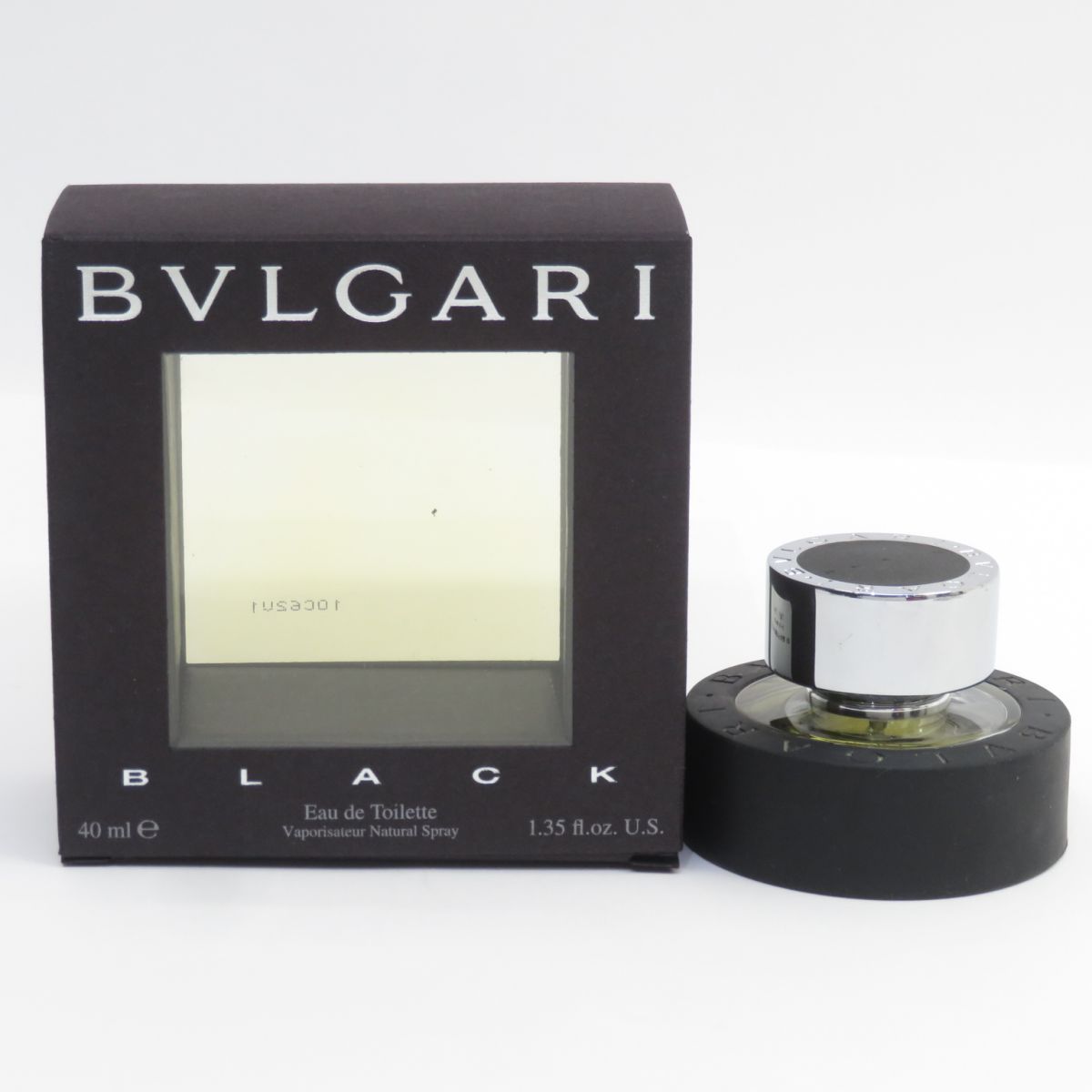 BVLGARI　BLACK　香水　40ml（7割程度） 下松)BVLGARI BLACK ブルガリ ブラック オードトワレ 香水 40mL