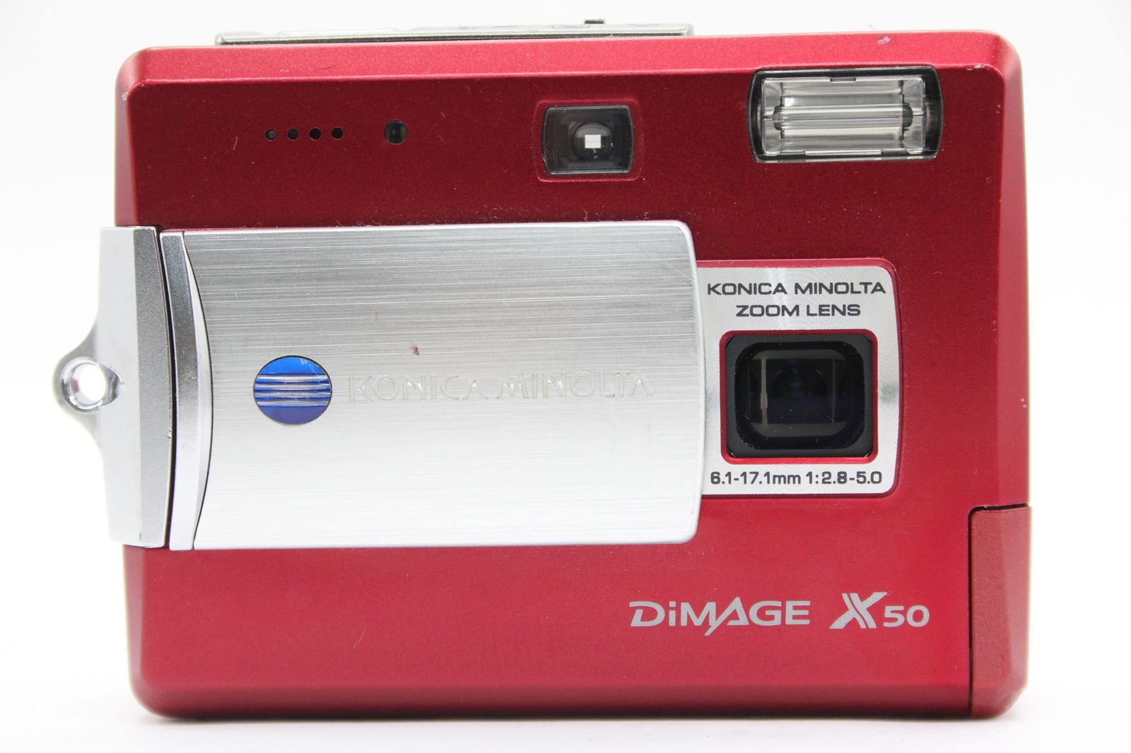 返品保証】 コニカミノルタ Konica Minolta DiMAGE X50 レッド