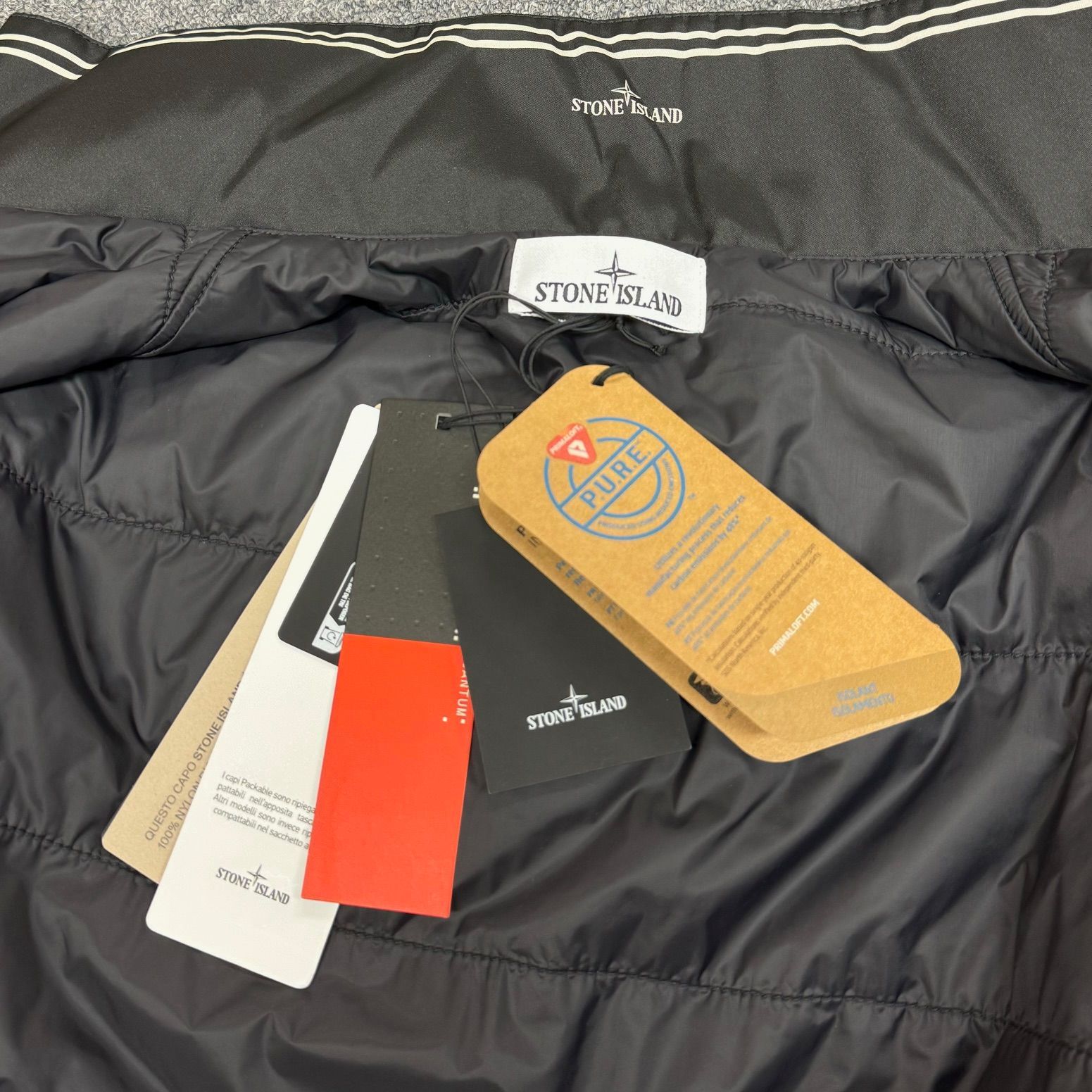 Stone Island コンパスバッジ ジャケット | ブラック | FARFETCH JP