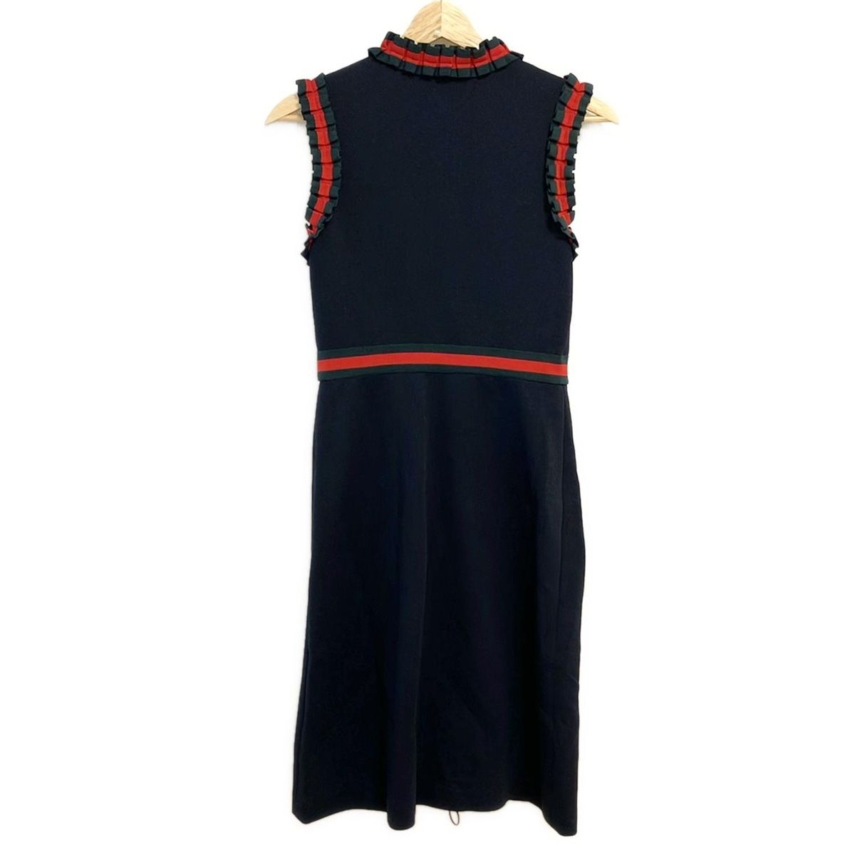 GUCCI グッチ ワンピース 紺 S 4103624E0456 S ブルー（青）系 GUCCI(グッチ) ワンピース・オールインワン