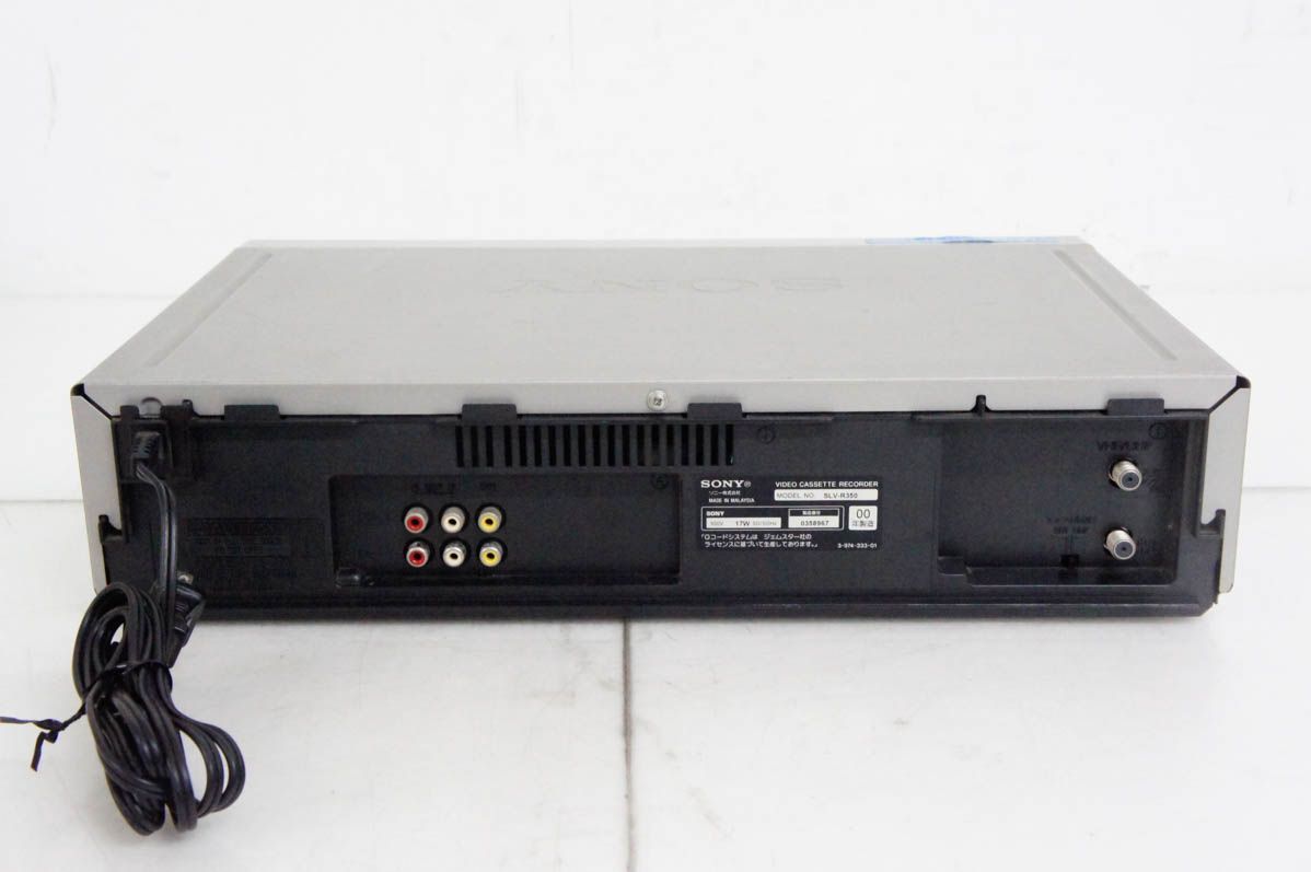  SONYソニー VHSビデオデッキ SLV R 350 VHS ビデオデッキ プレーヤー