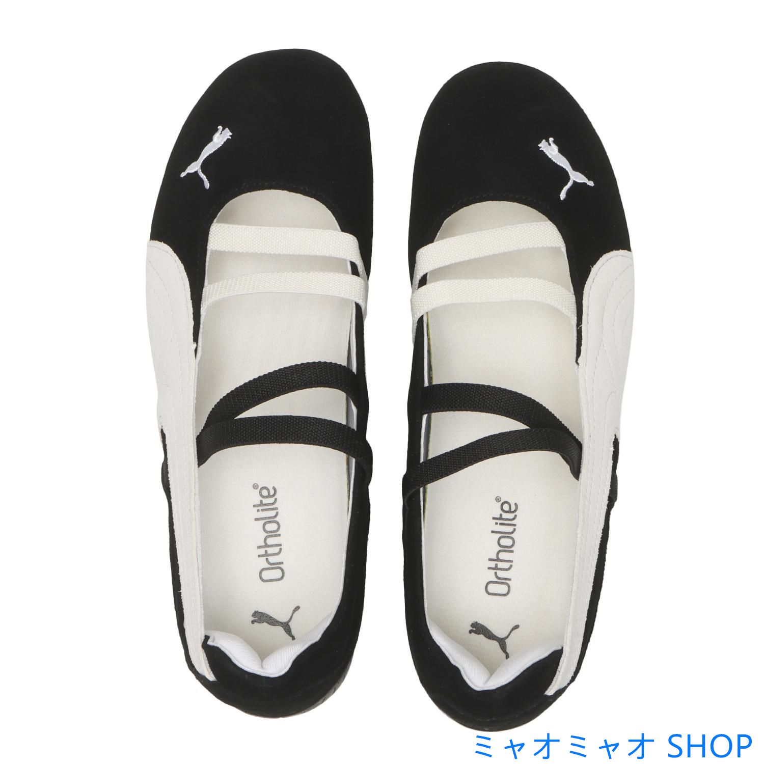 プーマ PUMA スピードキャット バレエ ホワイト×ブラック