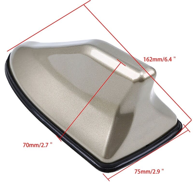 純正色に塗装します/ドルフィンアンテナ/シャークアンテナ/RVR/アウトランザー/SX4/セルボ/エスクード/MRワゴン/バレーノ/シボレーMW 日産車⁄T-1 塗装済 プレミアム シャーク フィン アンテナ⁄ホワイト