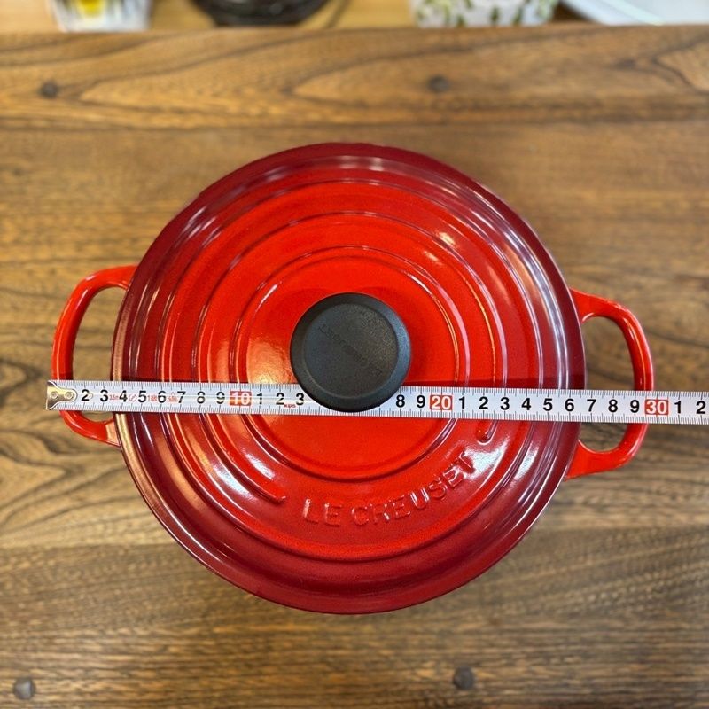ル・クルーゼ ココット・ジャポネーズ 24 cm チェリーレッド シグニチャー ココット・ジャポネーズ 24cm チェリーレッド