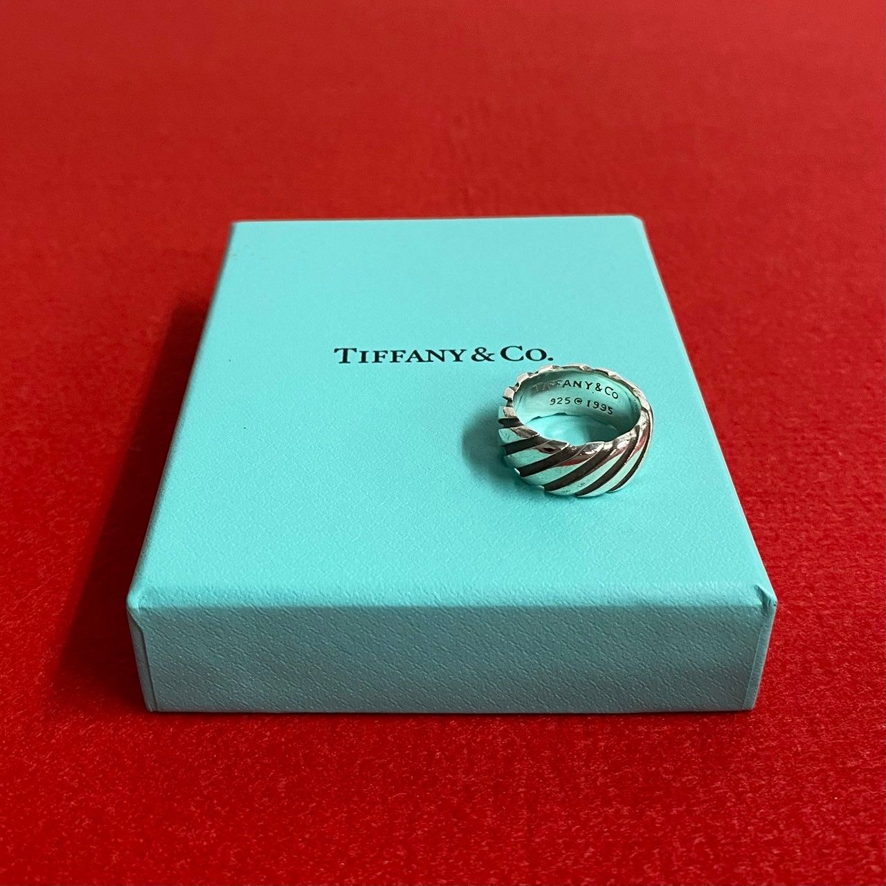 ♡美品♡ ティファニー TIFFANY ヴィンテージ ツイスト リング 指輪 Tiffany & Co. - 【TIFFANY&Co.】ティファニー ツイストロープ