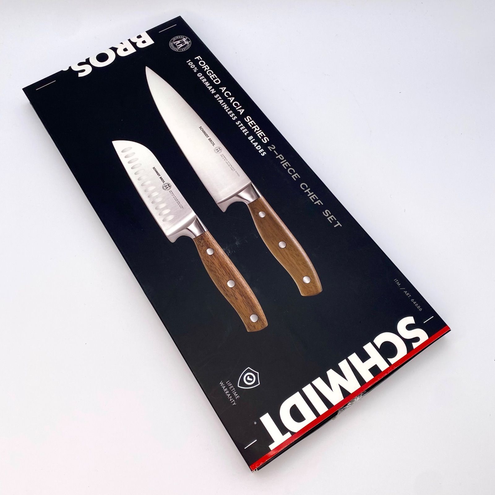 シュミットブラザーズ カトラリー ナイフ 2本セット アカシア材 包丁