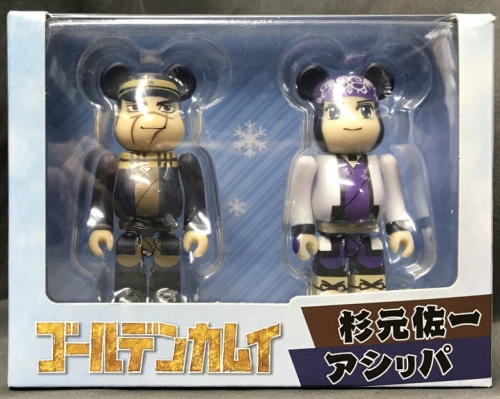 MEDICOM TOY BE RBRICK ゴールデンカムイ 杉元佐一-アシリパ