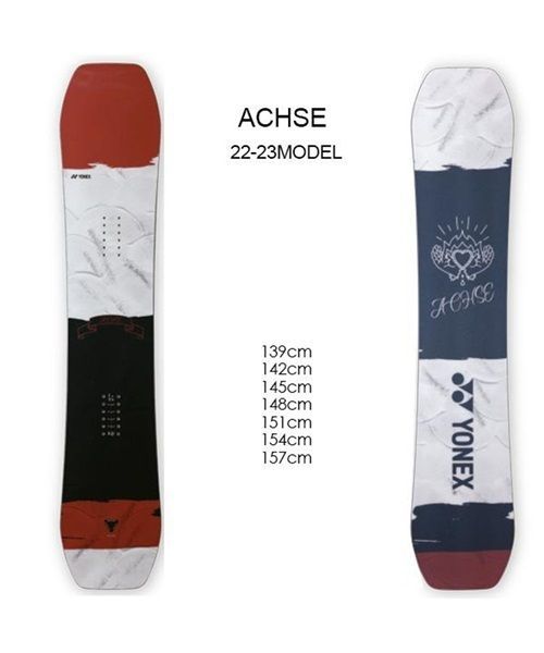 ムラスポ公式】スノーボード 板 YONEX ヨネックス AH22 ACHSE 22-23 