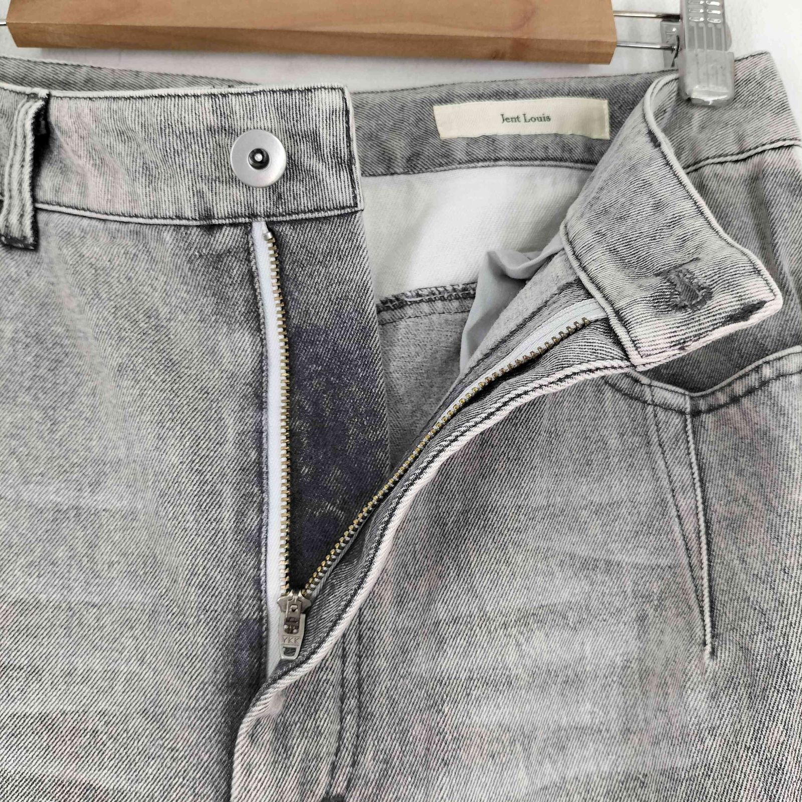 jentlouis Bicolor Semi-Flare Denim