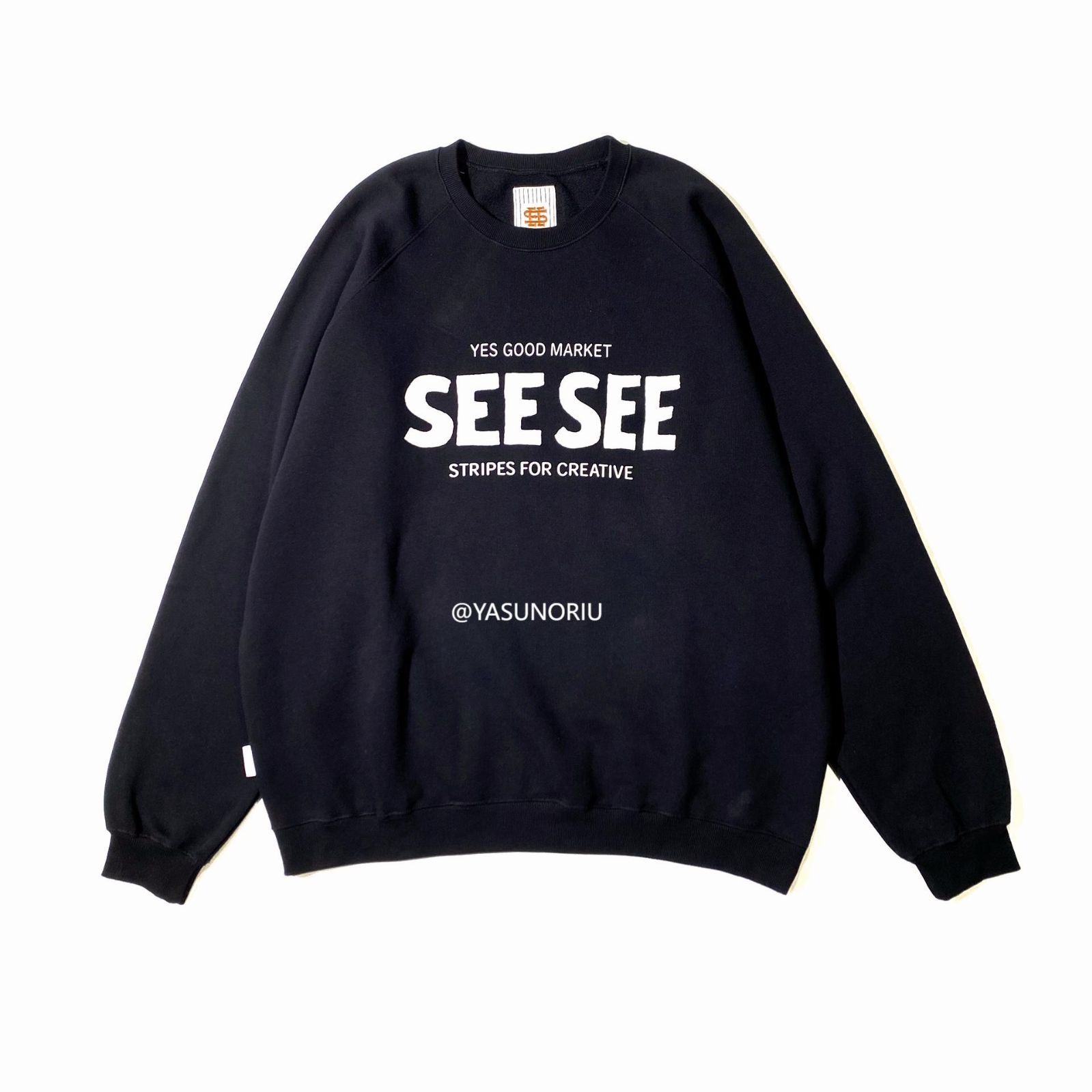 YGM×SEE SEE×S.F.C RAGLAN CREW SWEAT 新しい