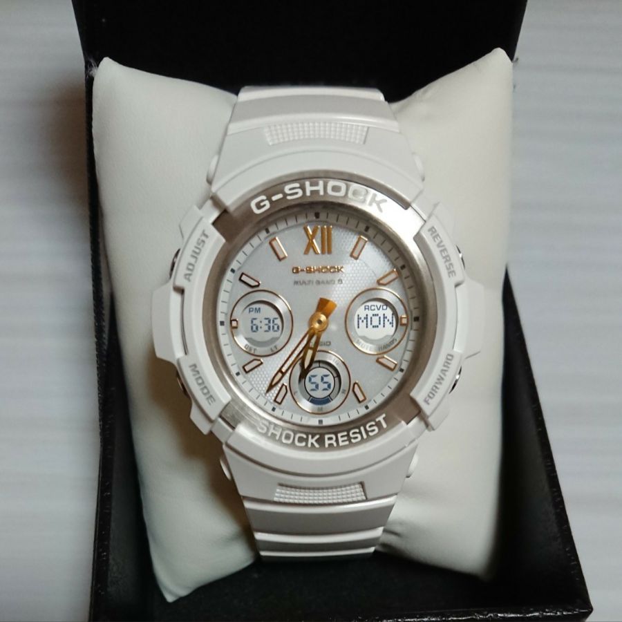 G-SHOCK5230 AWG-M100SGAホワイトゴールド - 腕時計(デジタル)