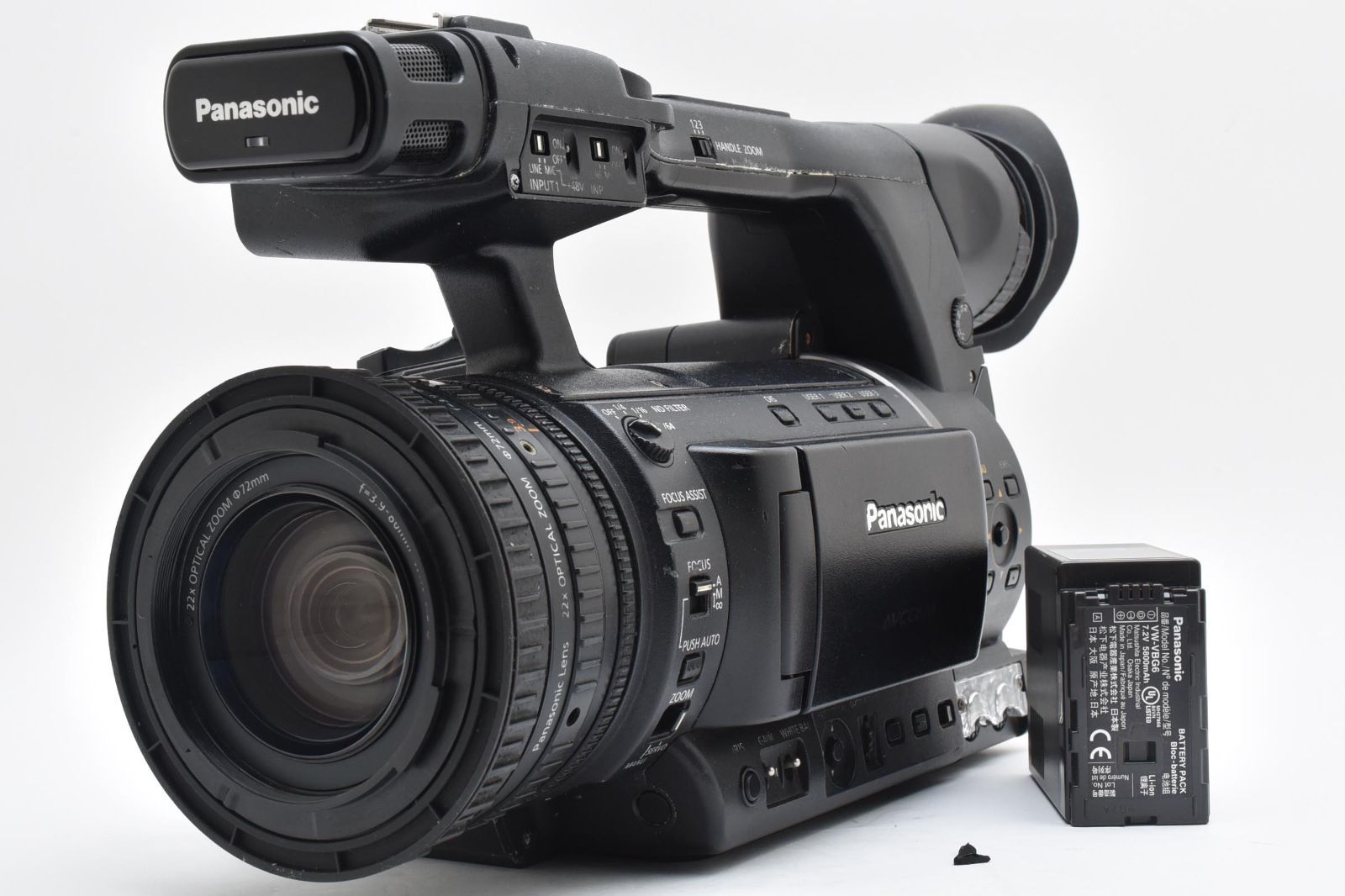 Panasonic AG-AC160A パナソニック 業務用ビデオカメラ ジャンク品 訳あり 難あり A0491