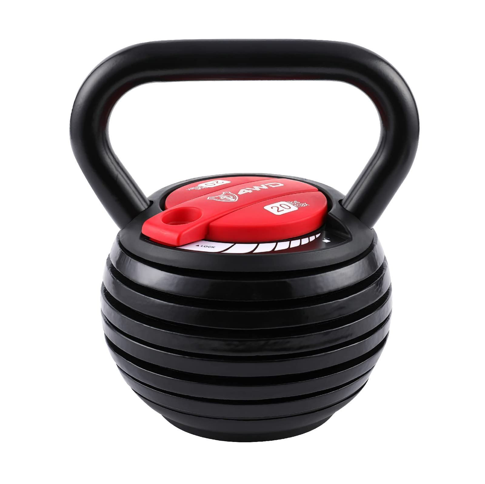 4WD 可変式 ケトルベル 9kg 1個セット 可変式ダンベル ダンベル けとるべる