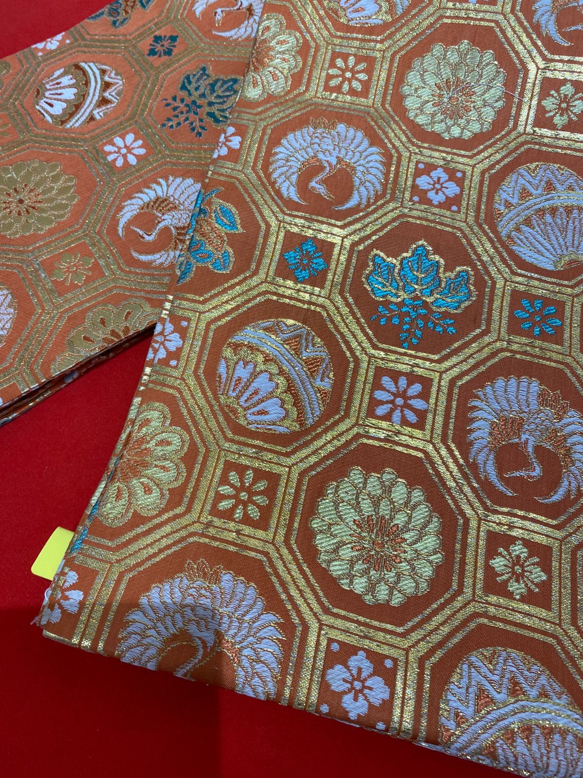 七五三　袋帯　全通柄　正絹 楽天市場】七五三 袋帯 正絹 桐生織 こども・ジュニア用 日本製 全通の