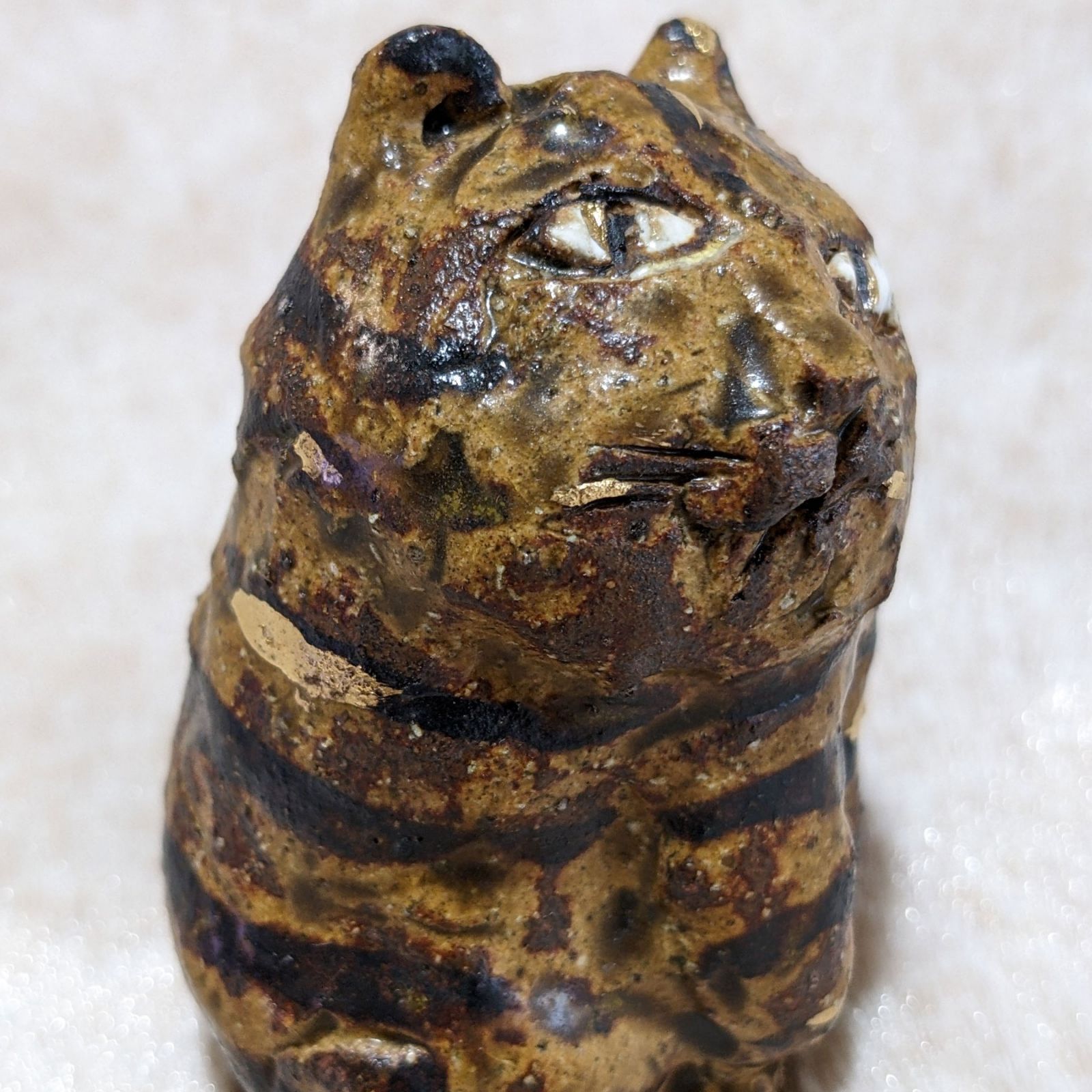 ささきようこさん作 陶人形 茶トラ ブサ猫 - メルカリ