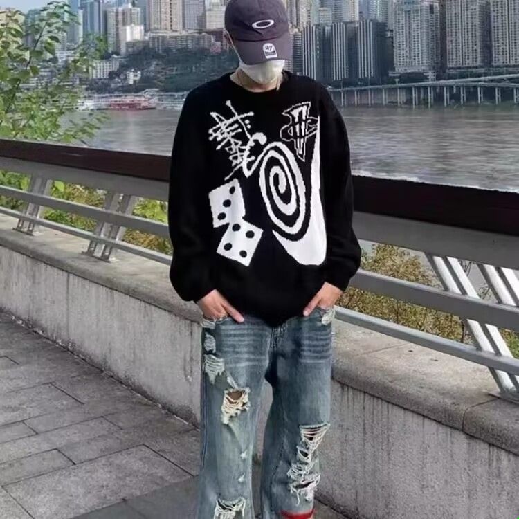 男女兼用ステューシーstussy ニットセーター - メルカリ