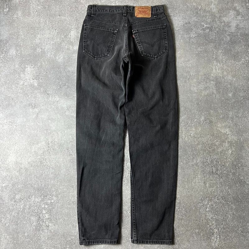 00s USA製 Levis 550 0260 ブラック デニム パンツ 36 32 / 00年代