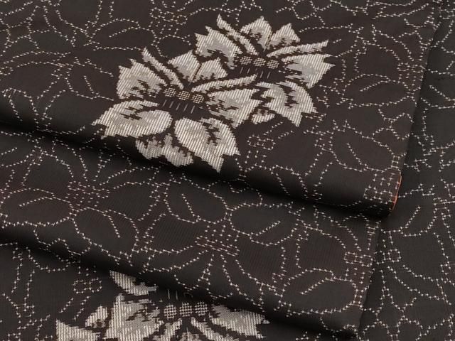 平和屋着物○本場縞大島紬 横段文 大山謹製 証紙付き 正絹 逸品