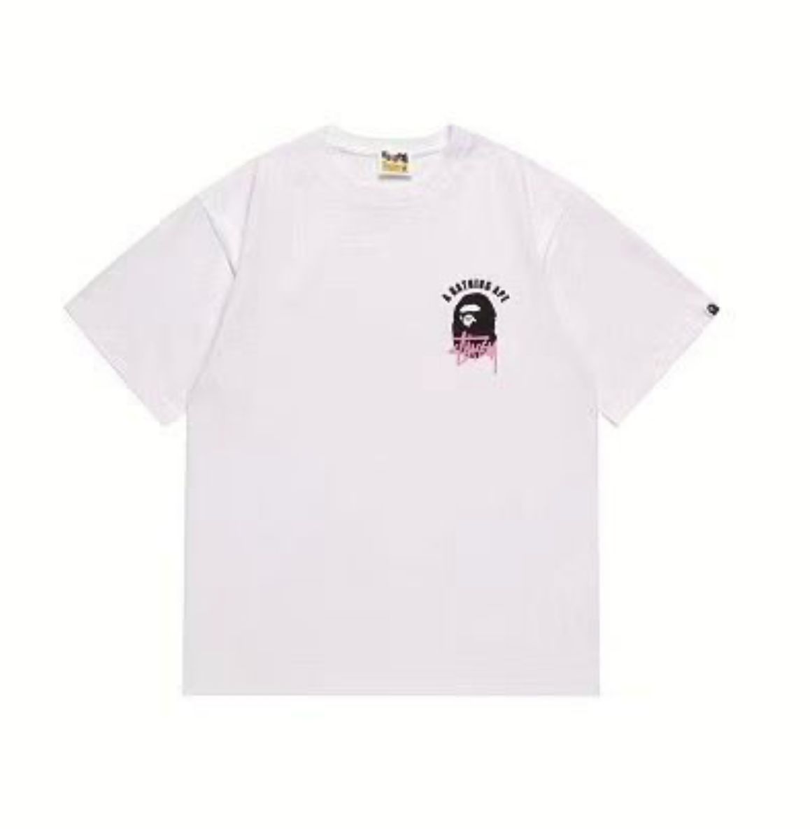 新品未使用】Stussy x A BATHING APE アベイシングエイプ bape T