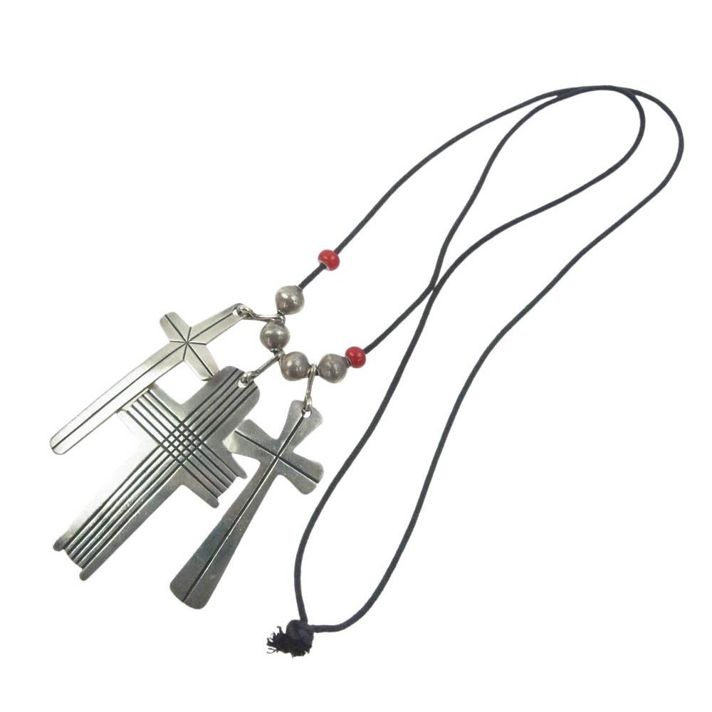 Cippy Crazy Horse シッピークレイジーホース Triple Cross Necklace