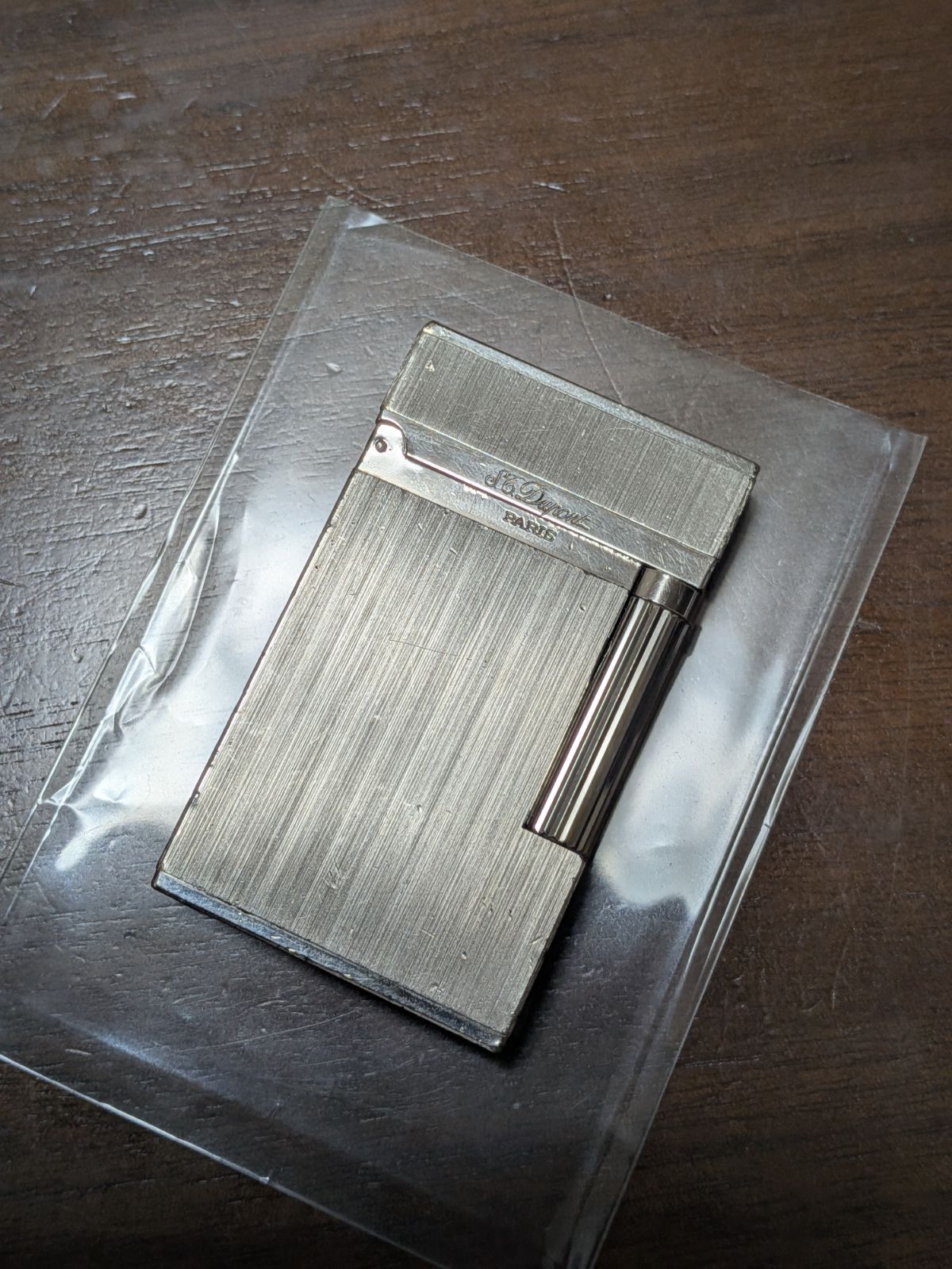 ⑤S.T Dupont デュポン ライター シルバー ライン2 ライン2
