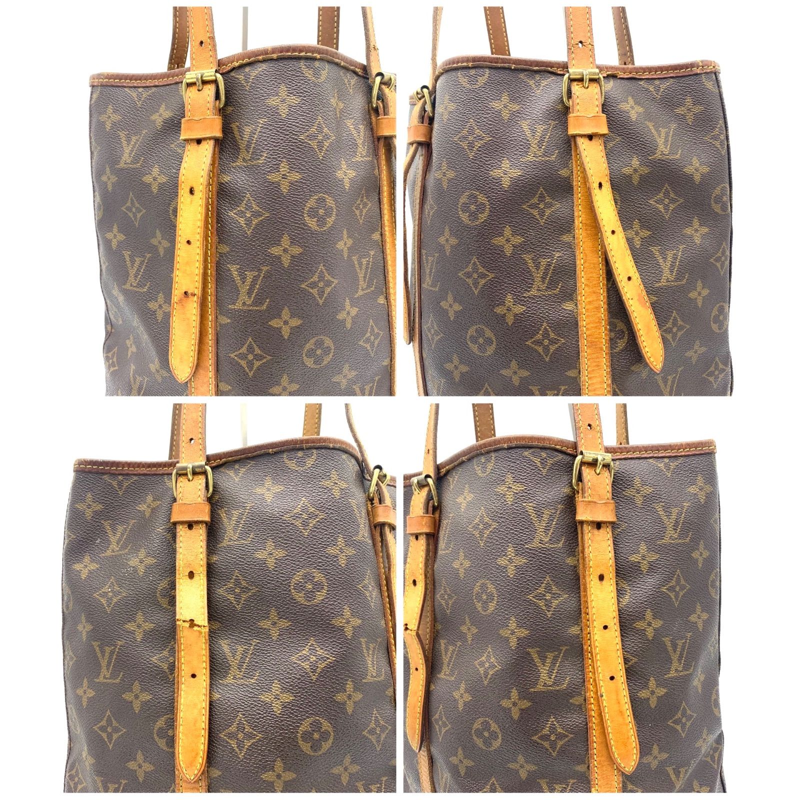 LOUIS VUITTON バケットGM モノグラム バケツ トートバッグ A4