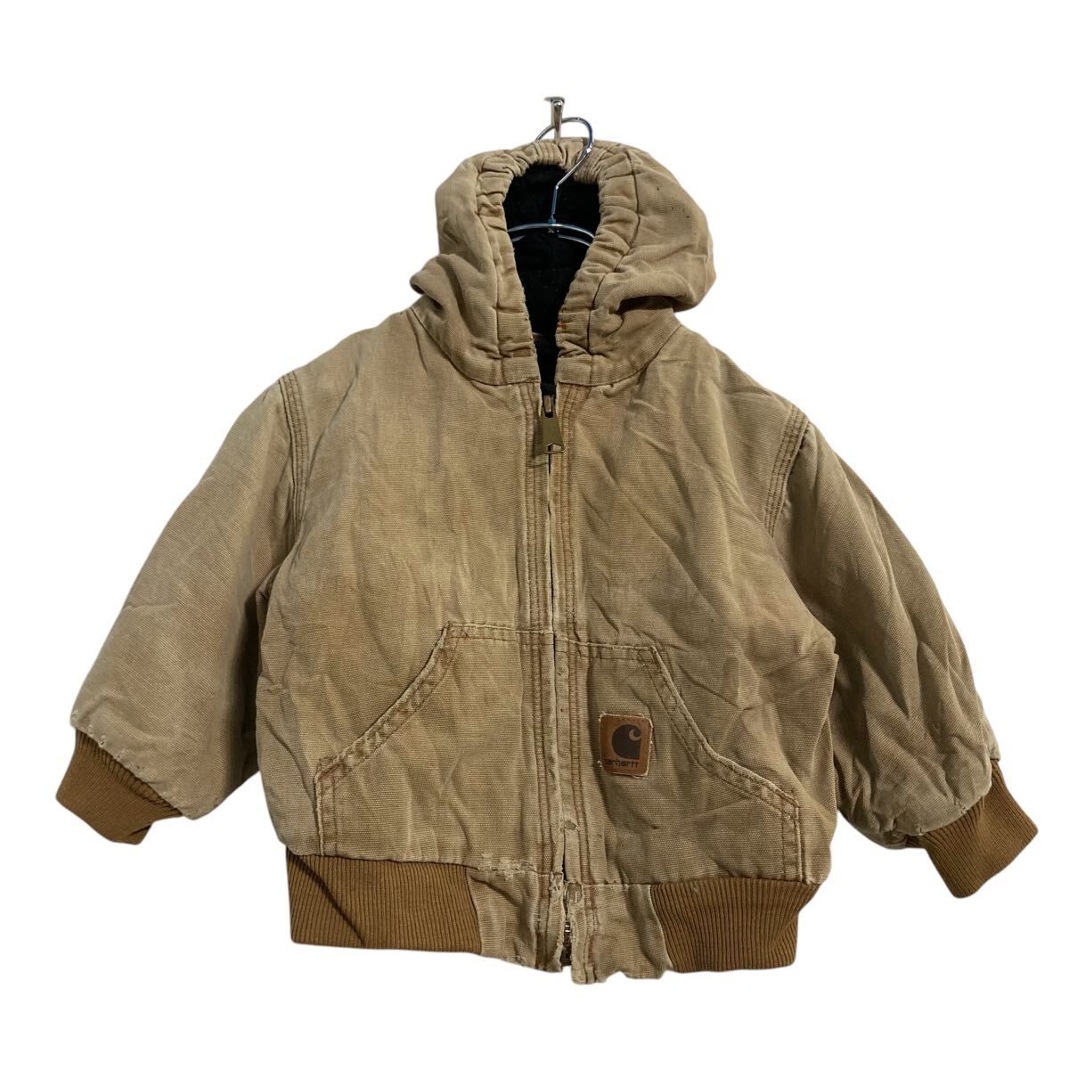 【Kids】Carhartt アクティブパーカー　ブラウン Carhartt アクティブジャケット キッズ 2歳 ブラウン カーハート