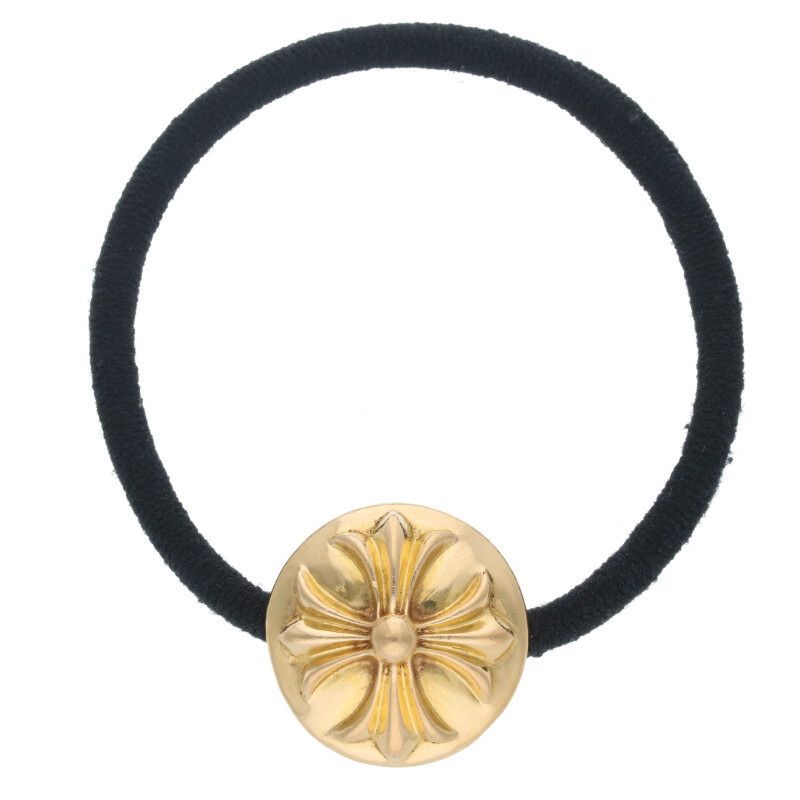 クロムハーツ 22K HAIRBAND/22K クロスボールボタンヘアゴム