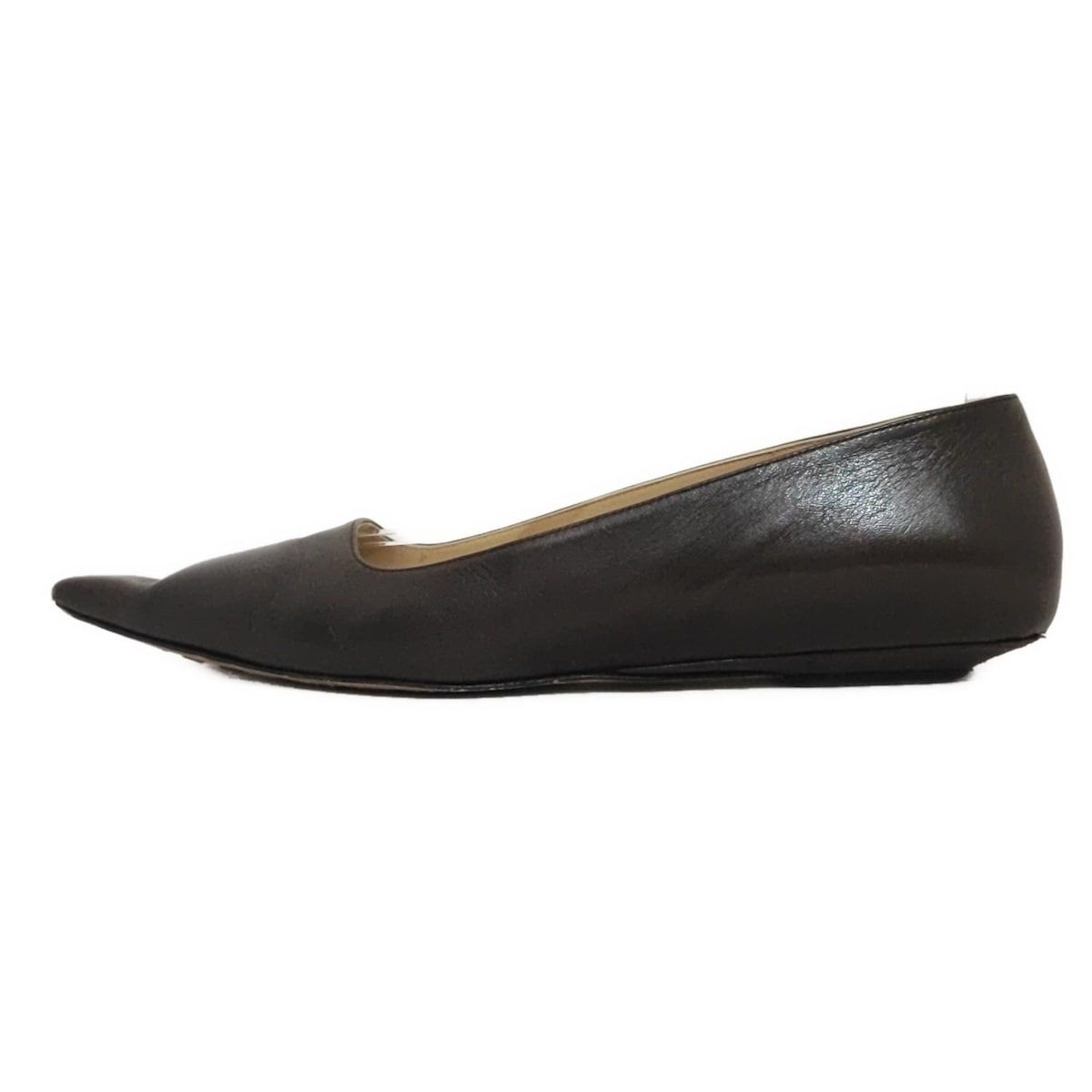 BOTTEGA VENETA ボッテガヴェネタ フラットシューズ 36 レディース - ダークブラウン レザー
